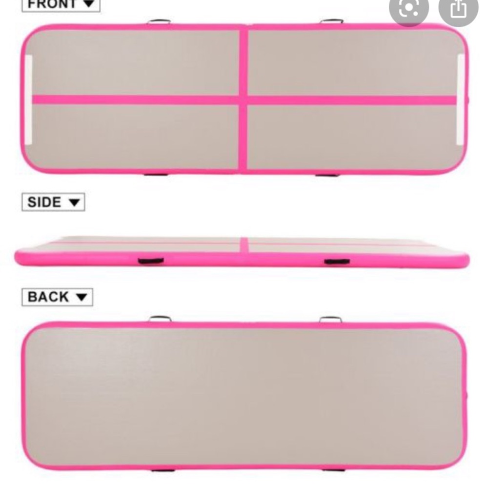 Pink gymnastics air track - used once!